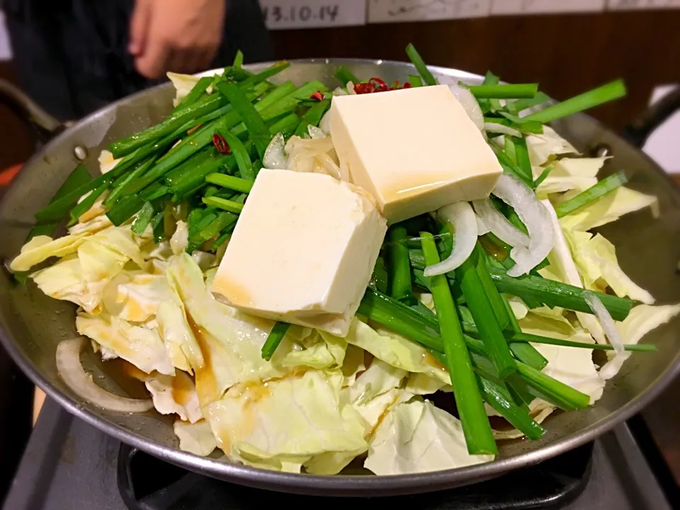 Snapdishの料理写真:極味もつ麺|chan mitsuさん