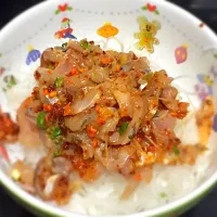 韓国風アジのなめろう丼|りょうたろうさん