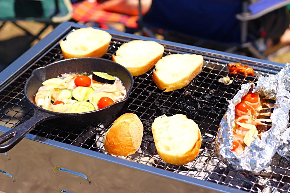 アヒージョ＊BBQver.|miさん