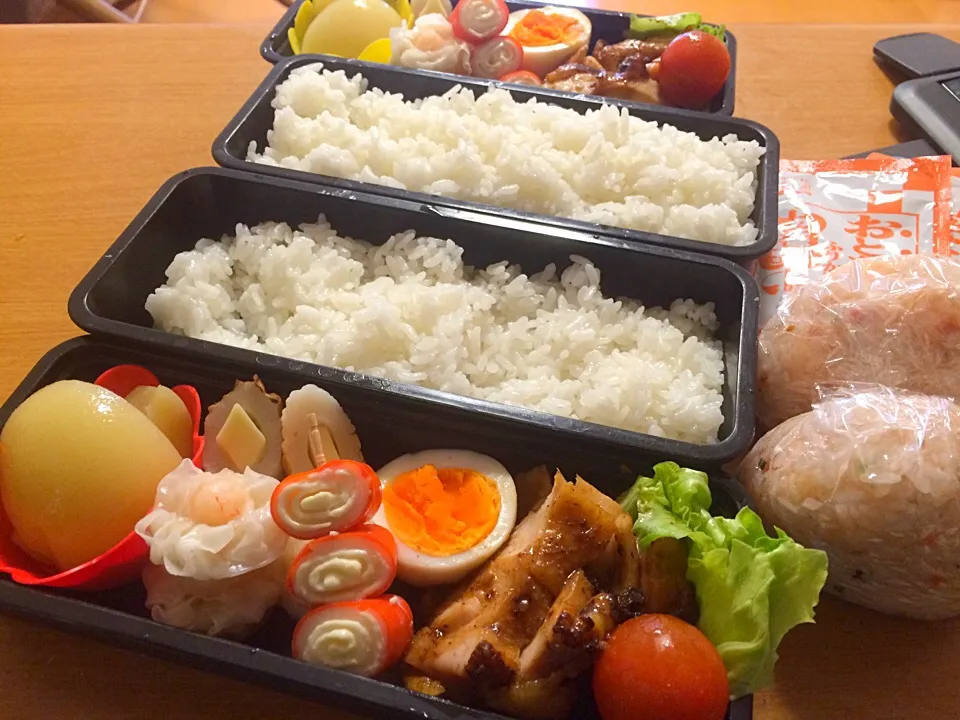 7/19 今日の兄弟弁当^_^|chunさん