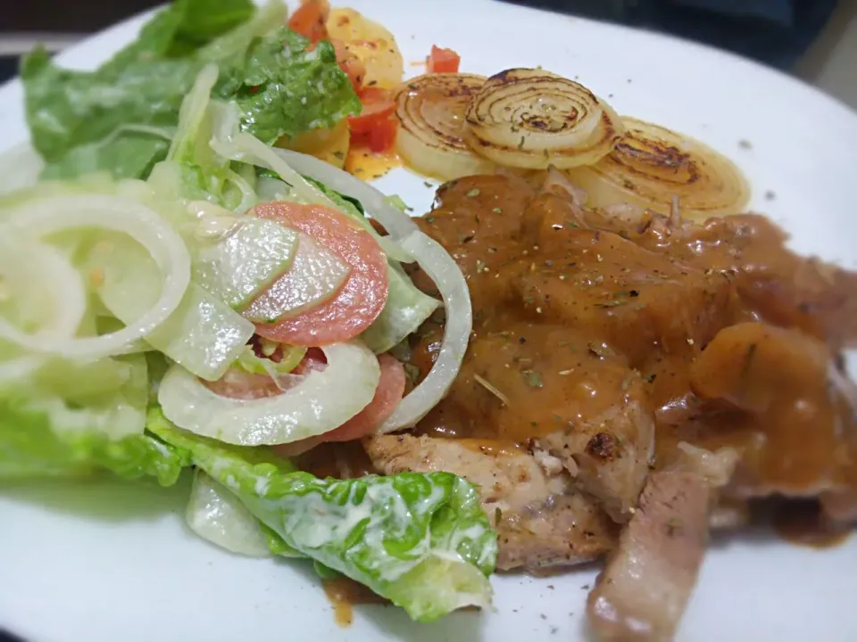 Snapdishの料理写真:Pan Grilled Pork Chop|Tony J-Kayさん