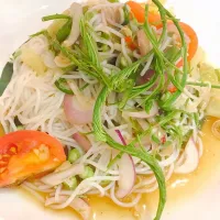 Fermented rice noodles Thai spicy salad|U☆彡さん