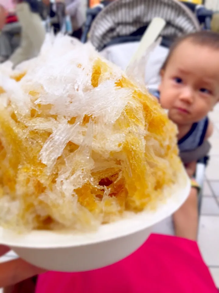 天然氷のかき氷|にゃろめさん