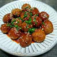 韓国風甘辛ヤンニョン肉団子*