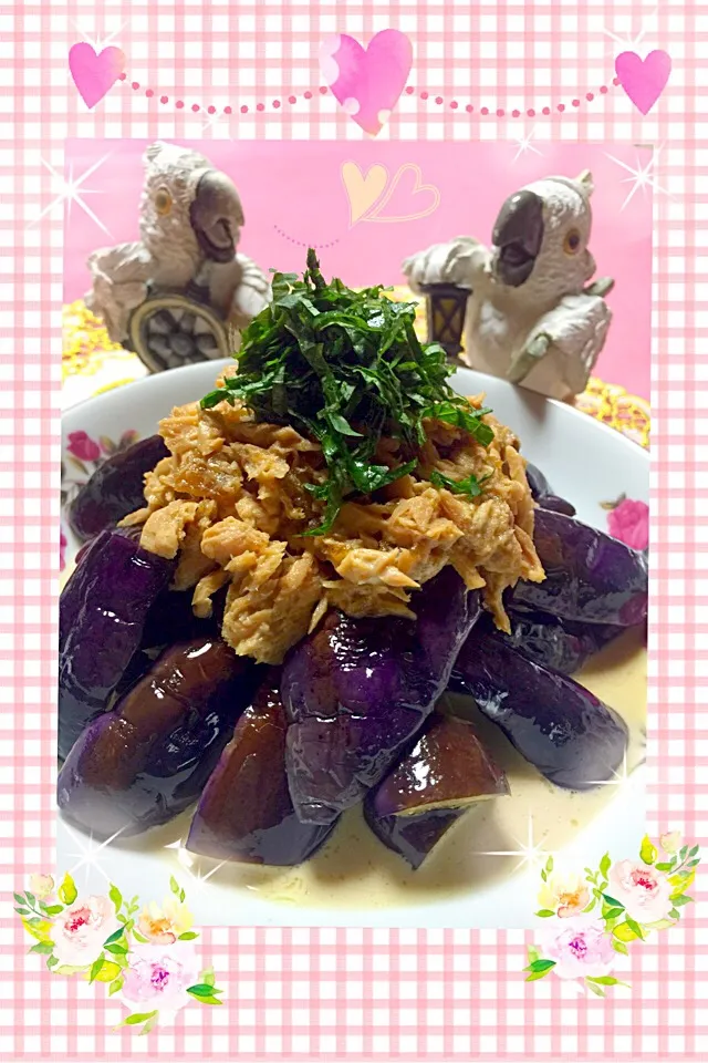 Tomoko Itoさんの料理 柚子胡椒でピリリとなすの和風ツナマヨサラダ💗|ロコタンさん