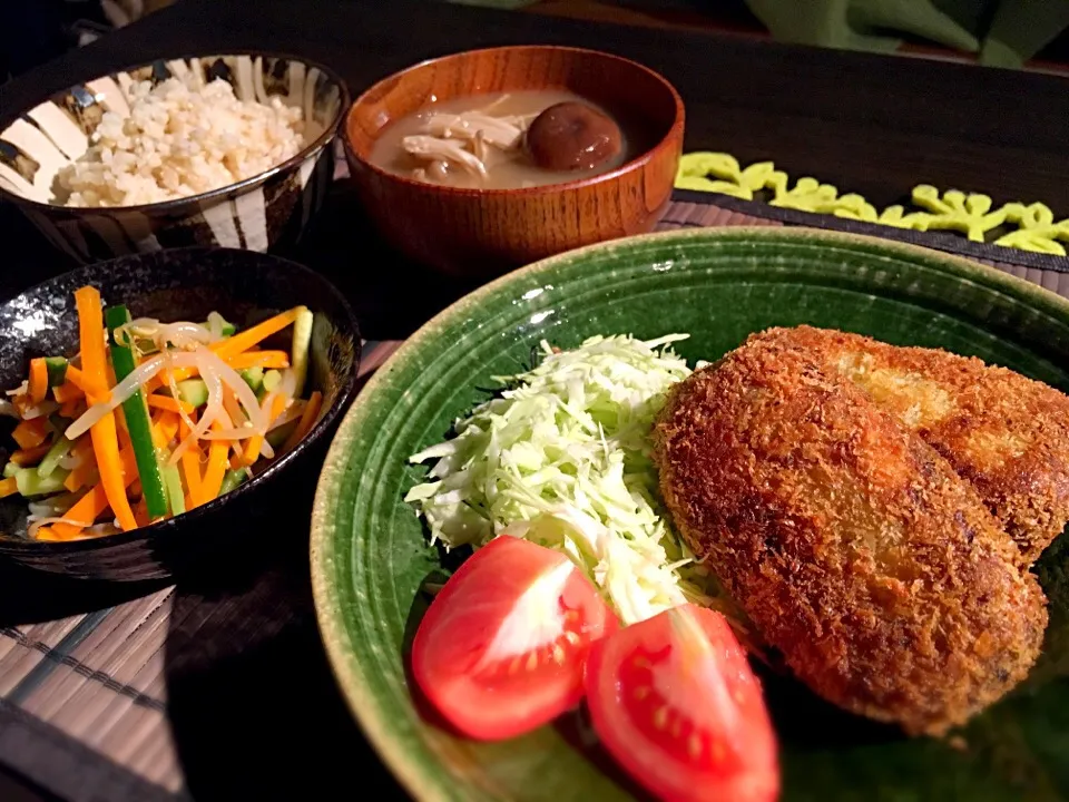 コロッケ定食|カツリーナさん