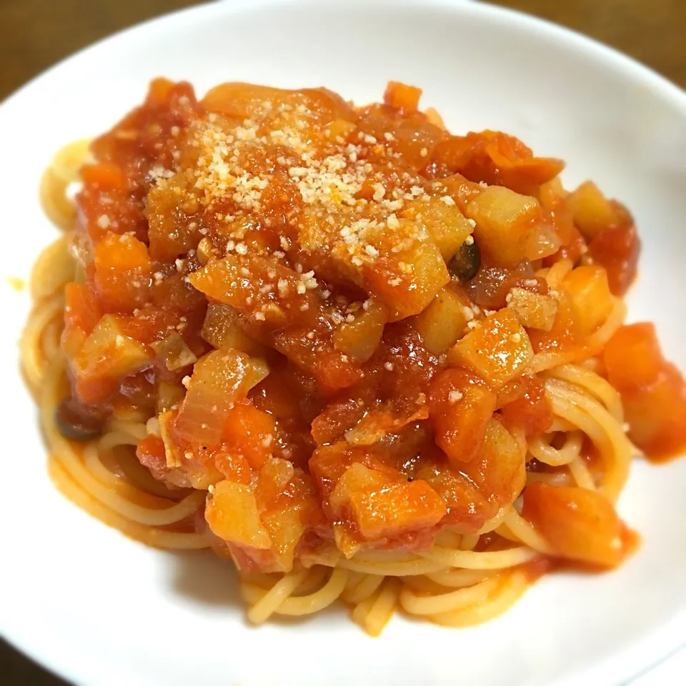 トマトソースパスタ|すずやんさん