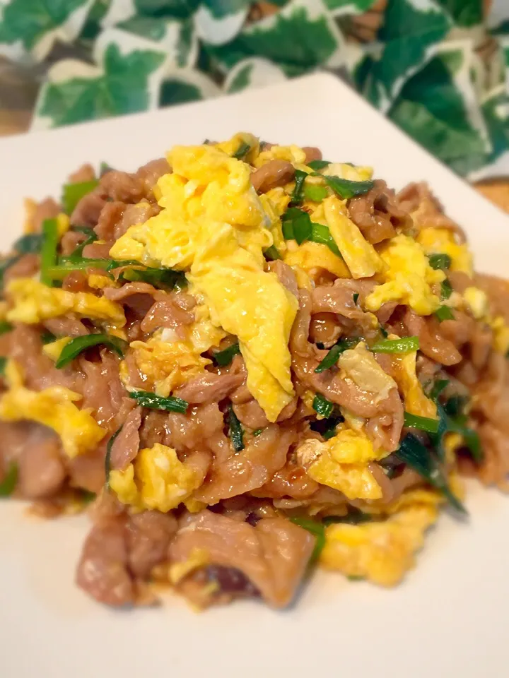 激リピ♪あゆ♡の料理 ご飯が進む～豚ニラ玉♪|あゆさん