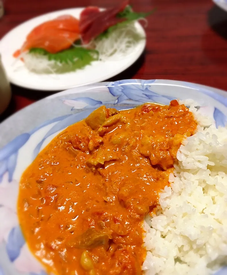 初挑戦！トマトたっぷりバターチキンカレー|ねねさん