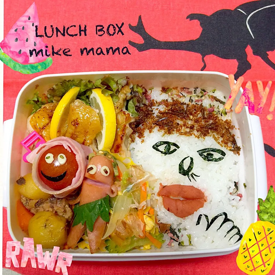 息子弁当  また9月ねぇ|miyukiさん