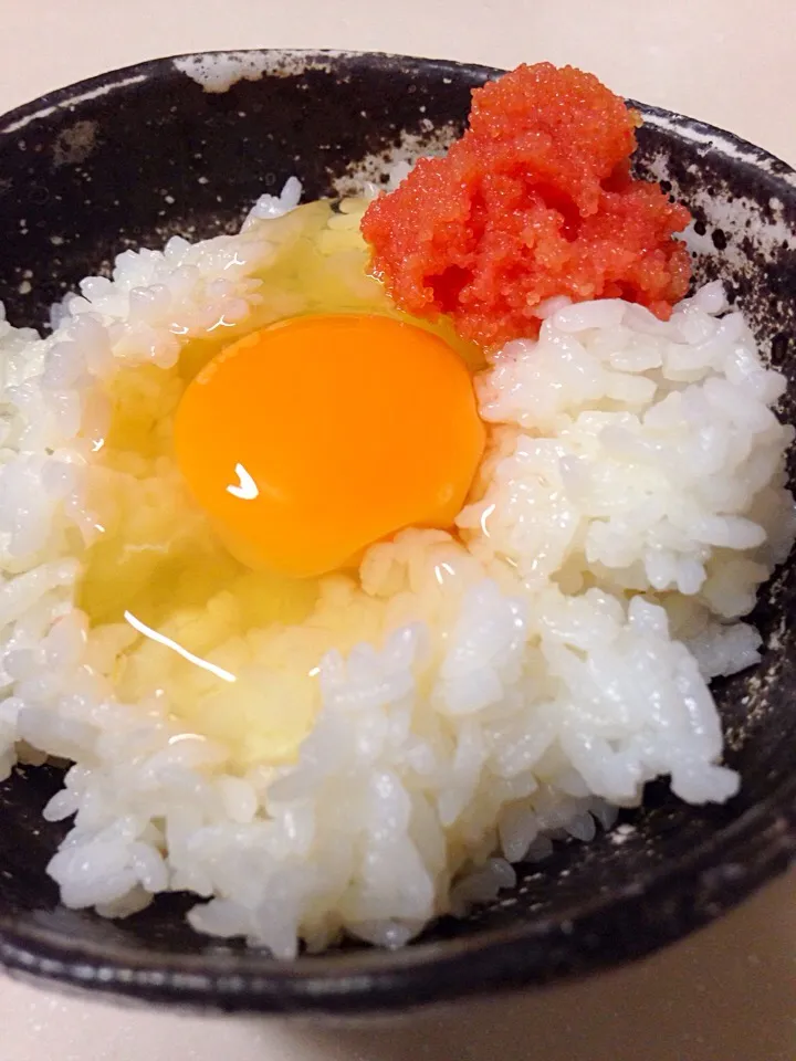 たまごかけご飯明太子のせ♡|ゆうこさん