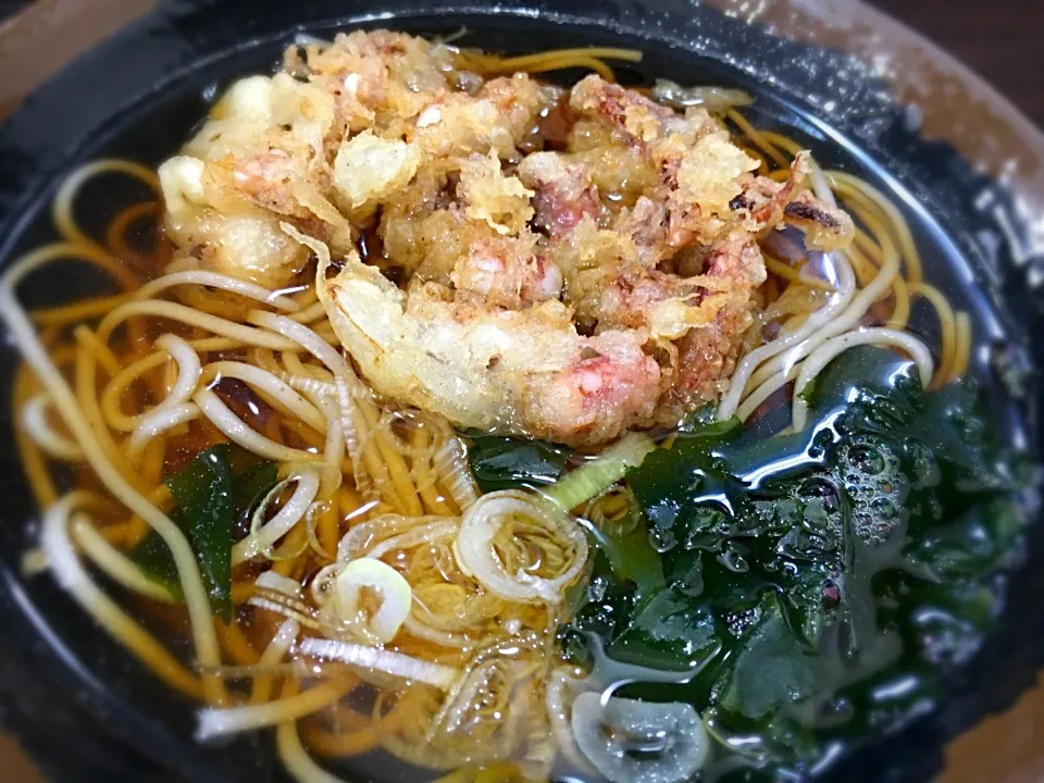 Snapdishの料理写真:立食いそば手帳 名店120［首都圏編］峠の蕎麦（三ノ輪）ゲソ天そば 160720|ゆうじ.さん