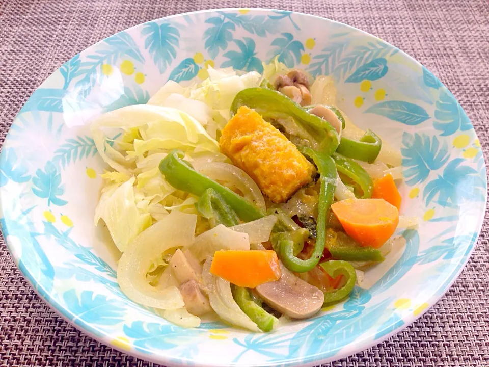 野菜だけグリーンカレー|ぐるぐるさん