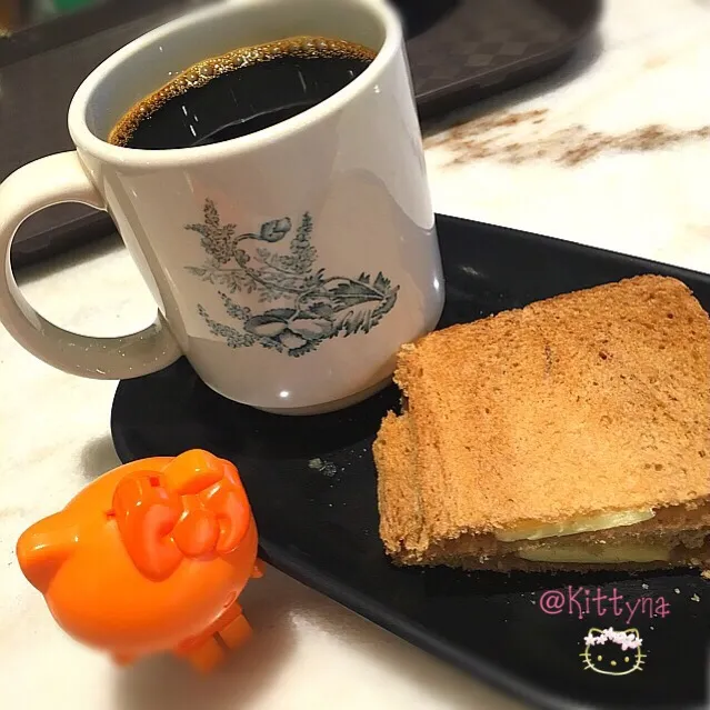 Kopi kosong & Kaya butter🍞|🎀Kittyna🌸さん