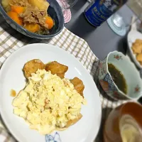 ♡チキン南蛮
♡玉ねぎとベーコンのスープ
♡肉じゃが
♡もずく酢|ちひろちゃんさん