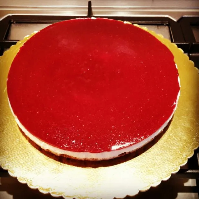 Snapdishの料理写真:cheesecake di yogurt naturale con coulisse di more|Mora Maurizioさん