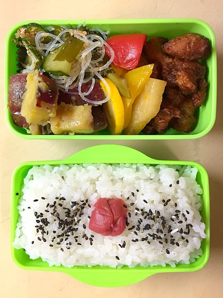 Snapdishの料理写真:お弁当／男子中学生|nayutaさん