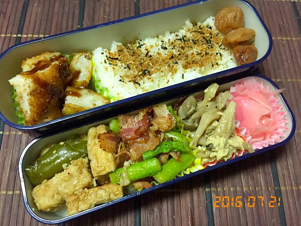 Snapdishの料理写真:2016/07/21 弁当|massdaさん