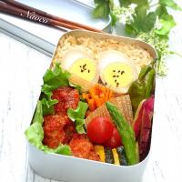 唐揚げのケチャップフェネグリーク炒めのお弁当