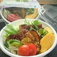 Snapdishの料理写真:高2*Ｒちゃんと小６*Ｙちゃんのお弁当˙ᵕ˙♡|お茶菓子さん