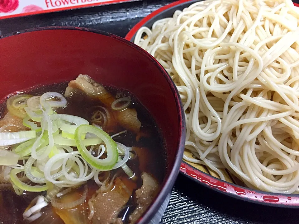 立ち食いそば手帳 名店120［首都圏編］あり賀せいろう（馬喰横山）肉もりそば、大盛|buhizouさん