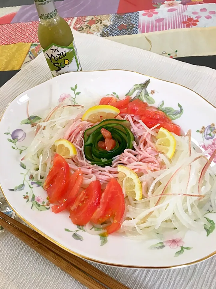 ぶっかけうどん冷麺味|プクママさん