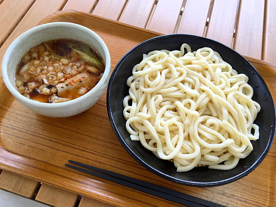 野菜直売所 あぐりっしゅげんき村の肉汁うどん💛
あつあつの肉汁に、冷たい麺がもっちもちしこしこで美味しい💛|にゅきさん