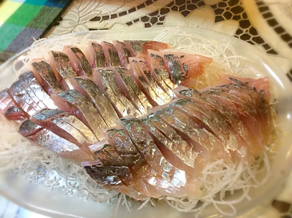 今日は鯵のお刺身🐟😋|アライさんさん