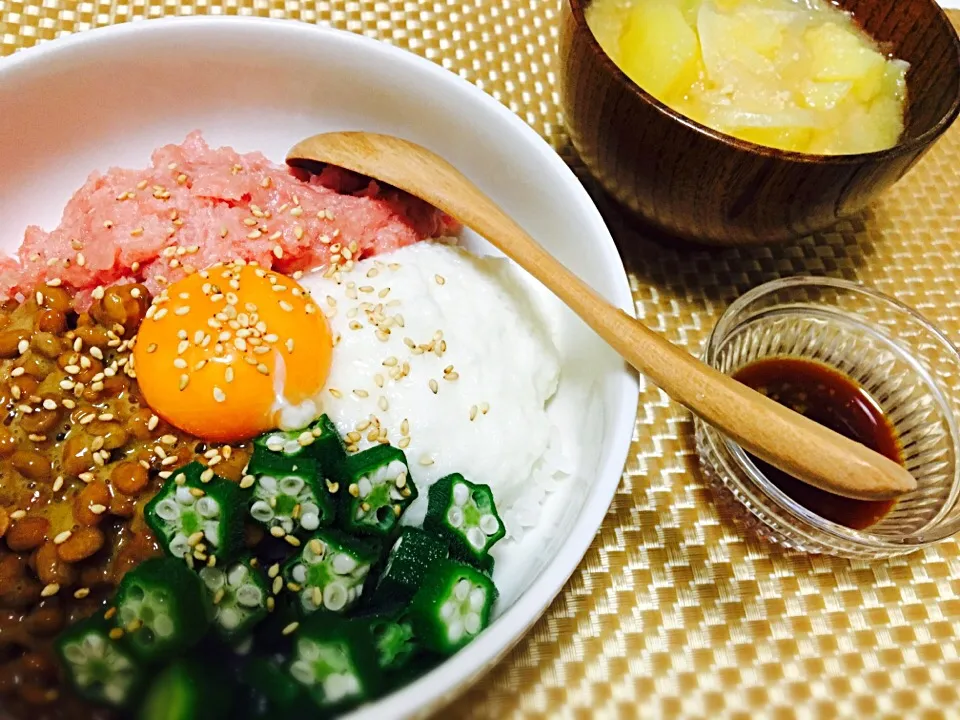 ネバネバ丼|はるるんさん