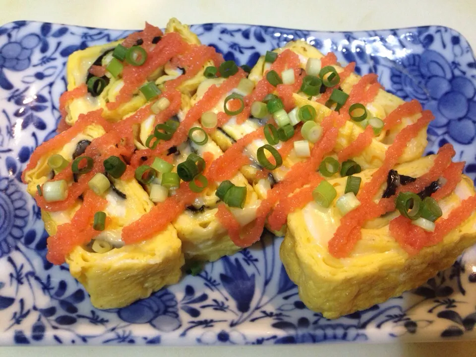 海苔チー明太玉子焼き|晴れの陽さん