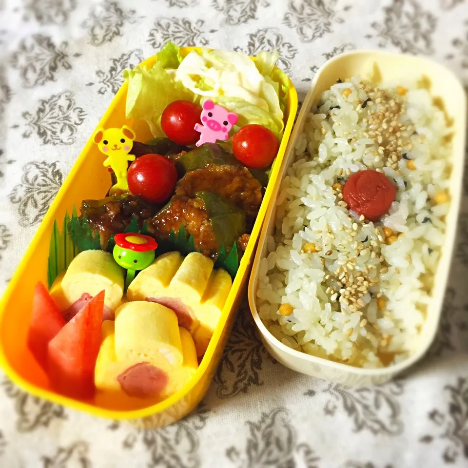 Snapdishの料理写真:昨日のお弁当.ෆ̊౨ೄ೫̥͙‧·*|antiqueさん