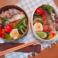 Snapdishの料理写真:2人分お弁当|richanさん