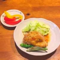 レモンバター醤油チキンソテー
パプリカのピクルス|ゆーさん