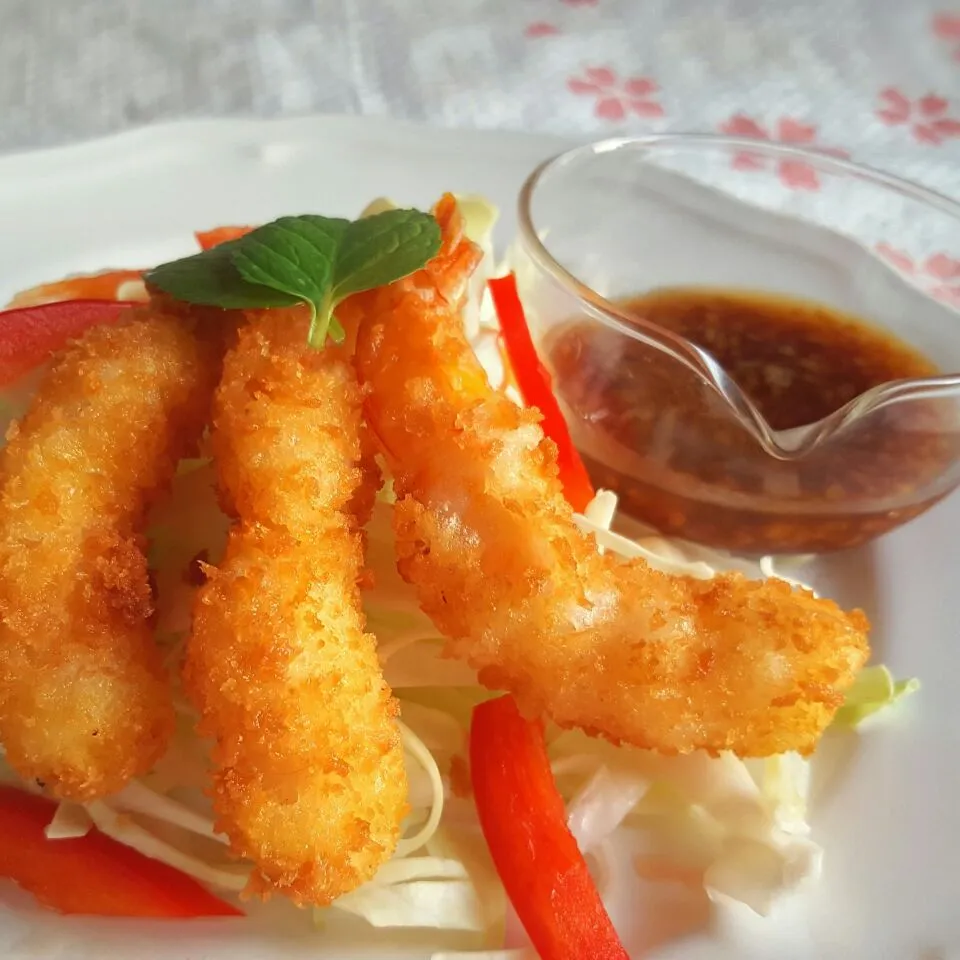 ebi prawns with honey soy dip|Chua Jeanさん