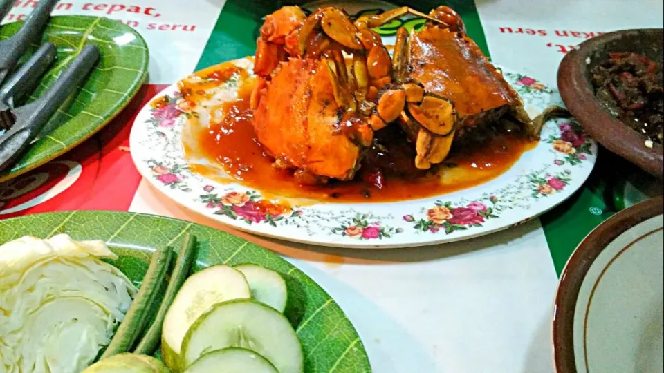 kepiting asam manis|Dewi Mandaさん