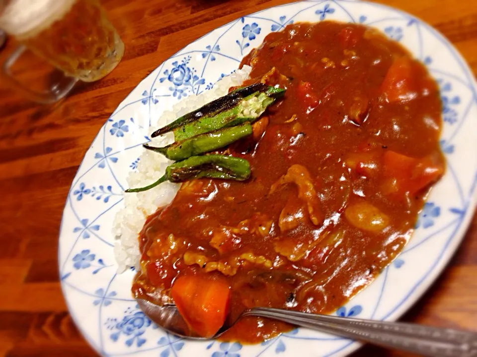 夏野菜カレー|すーぱーりんこさん