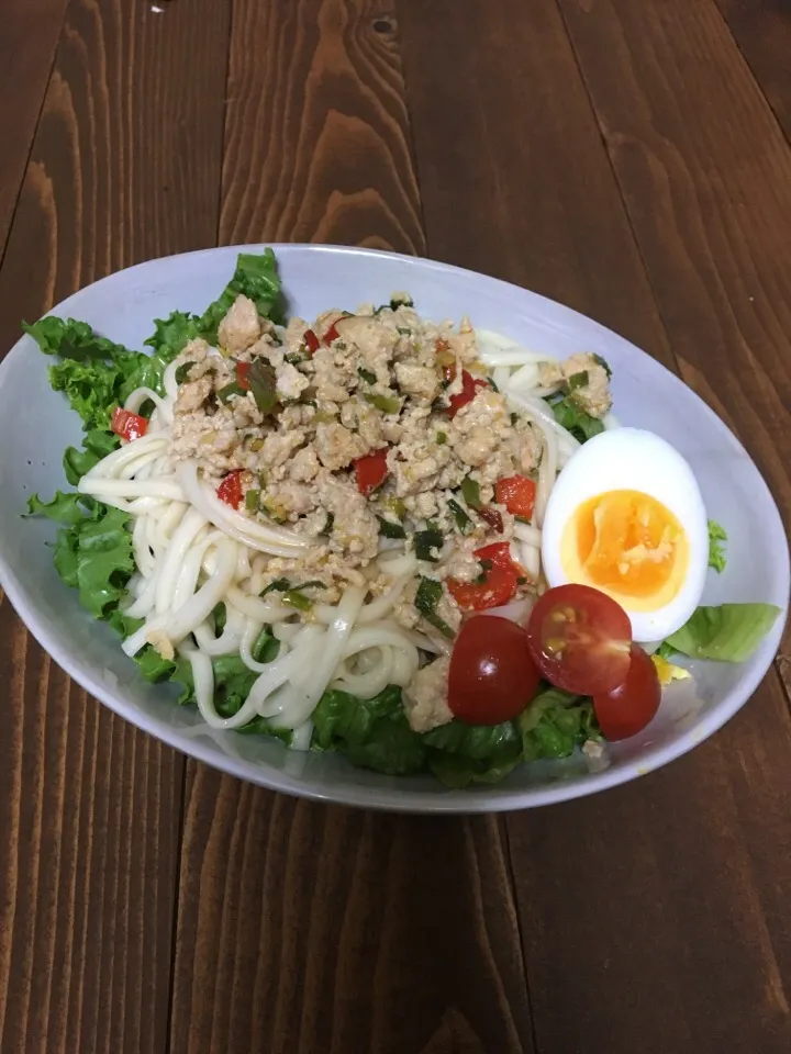 ガパオ風ぶっかけうどん|まいぱんさん