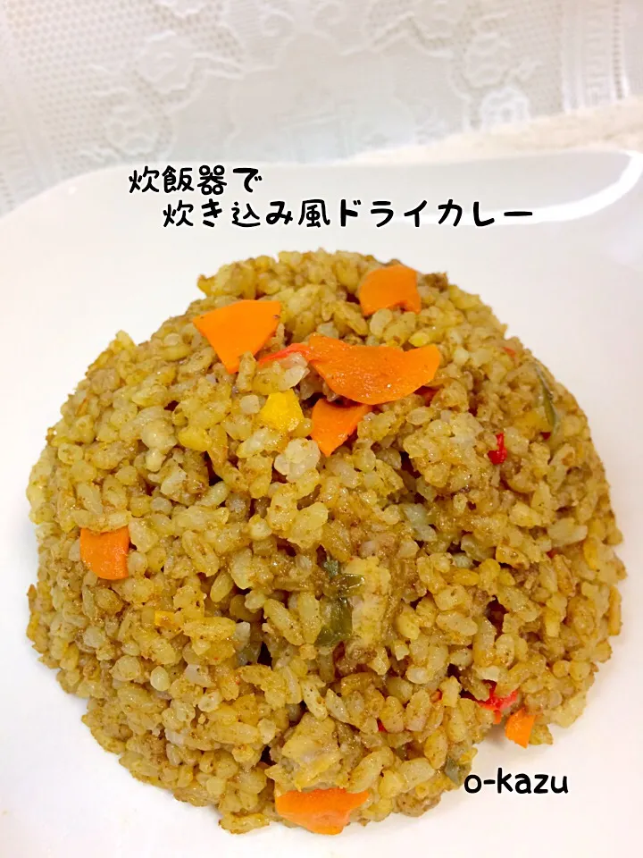 Snapdishの料理写真:炊飯器で炊き込み風ドライカレー|o-kazuさん