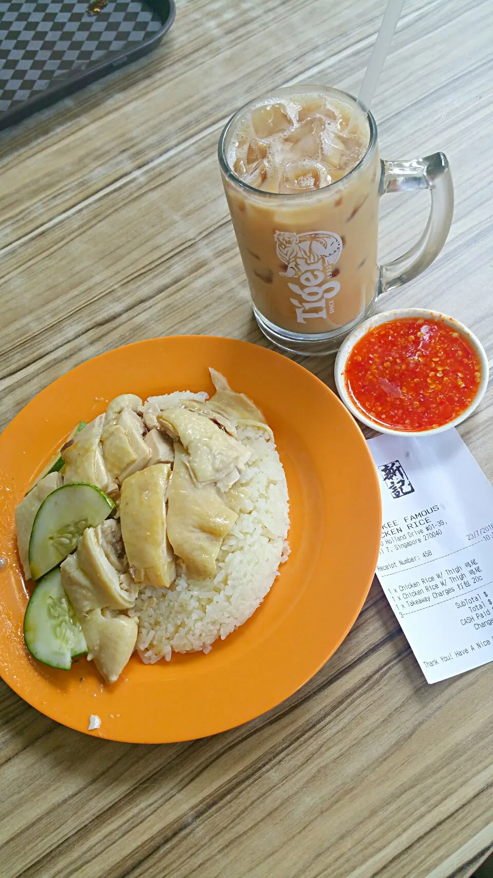 Famous chicken rice 😉 Cravings satisfied✌👅💋|🌷lynnlicious🌷さん