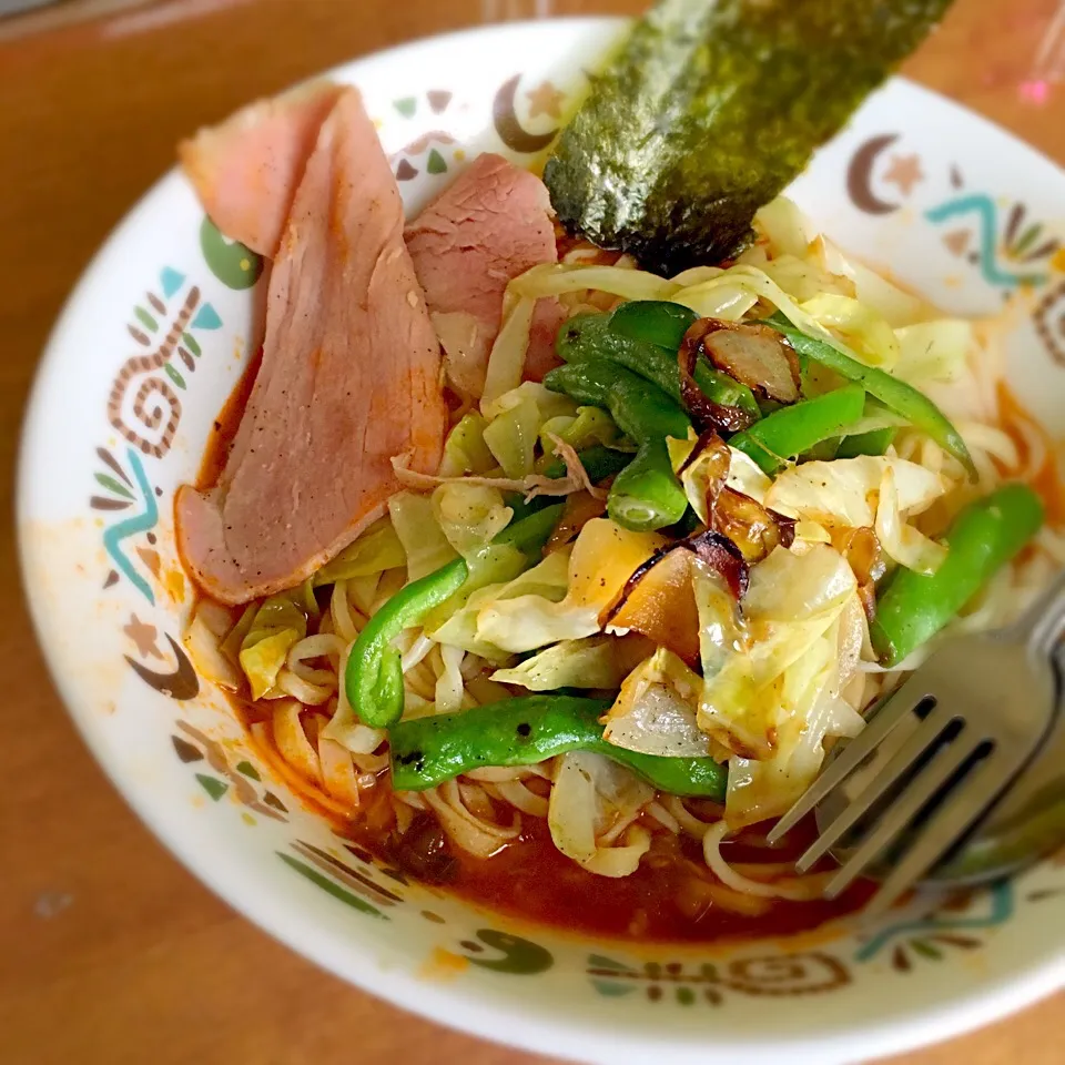 新🌟ラーメンパスタ|うさぎどんさん