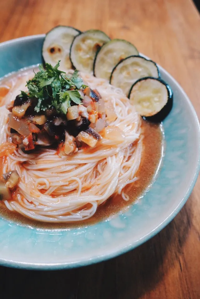 シローさんの料理 味噌トマト☆ミネストローネ！でソーメン！|ケノービさん