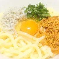 Snapdishの料理写真:ぶっかけUDON😋創作アジアン風✨|USO-8000さん