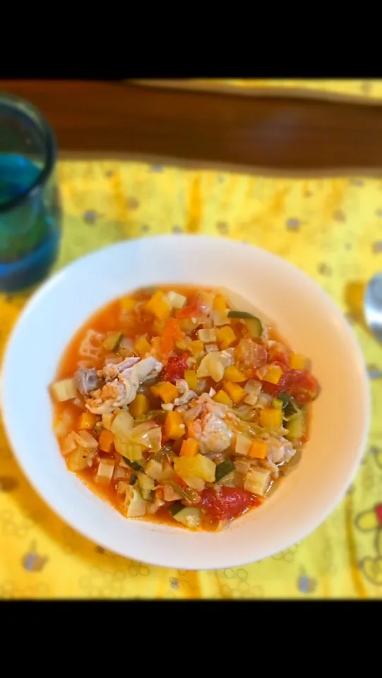 Minestrone & macaroni soup♡|Ami Iwasakiさん