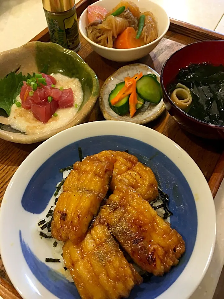 なんちゃってうなぎ定食
豆腐とはんぺんと長芋うなぎ風|大久保 掬恵さん