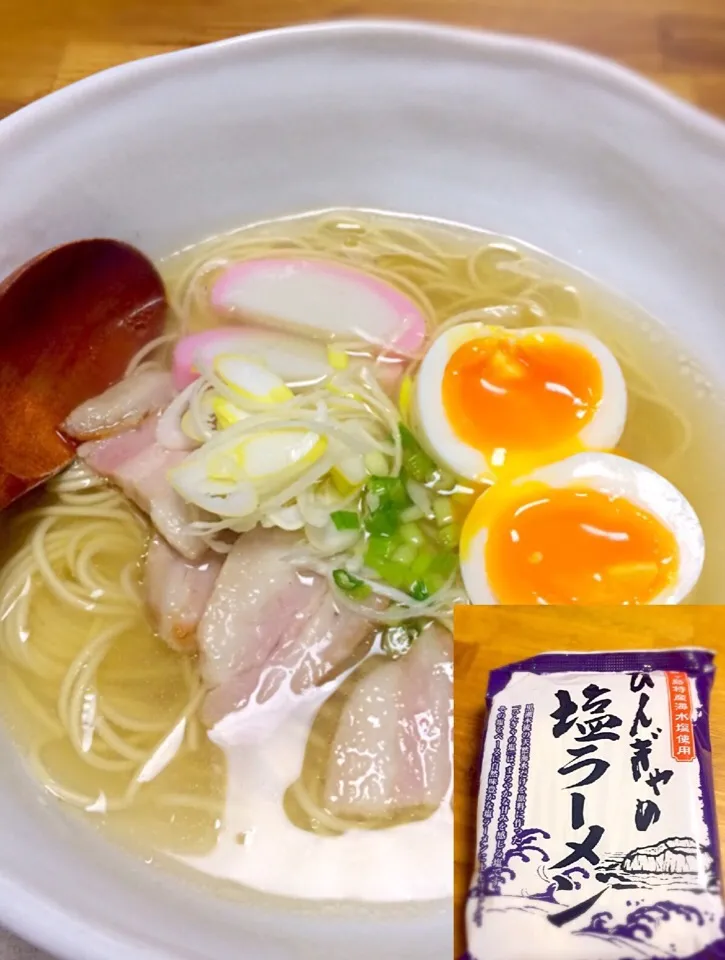 Snapdishの料理写真:塩豚ラーメン #常備菜|morimi32さん