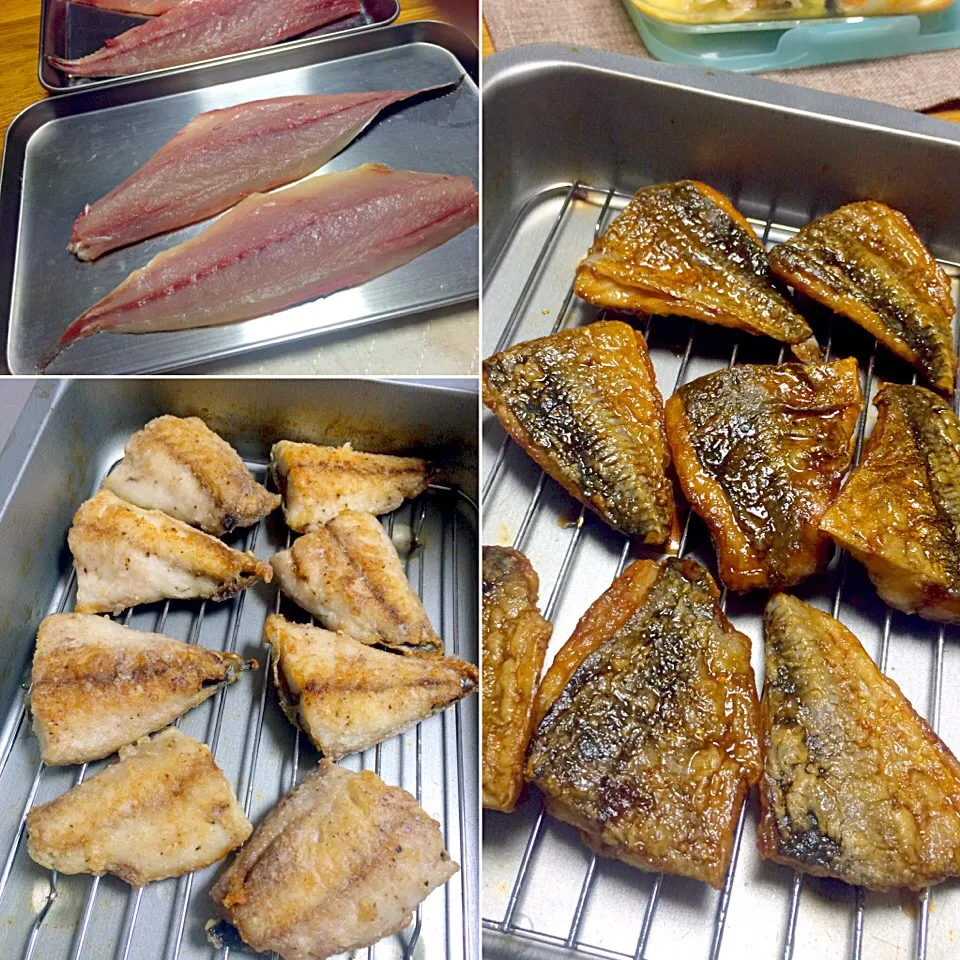 Snapdishの料理写真:アジの蒲焼 #保存食 #冷凍保存食|morimi32さん