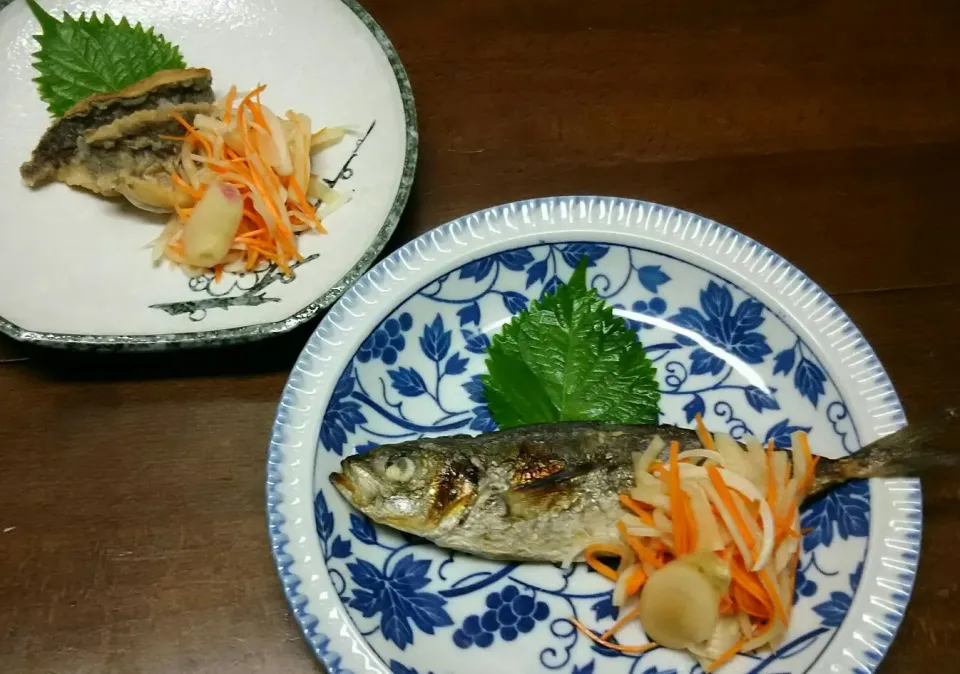 Snapdishの料理写真:鯵の南蛮漬け🐟|あらいぐまのしっぽさん