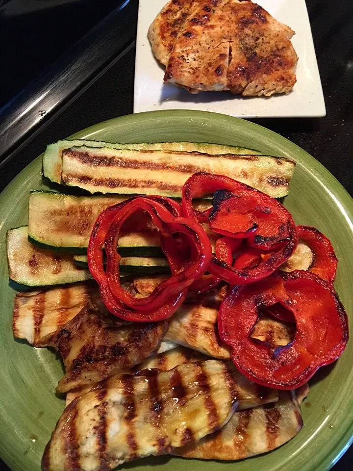 eggplant,red pepper, zucchini grill and|Polly Annaさん