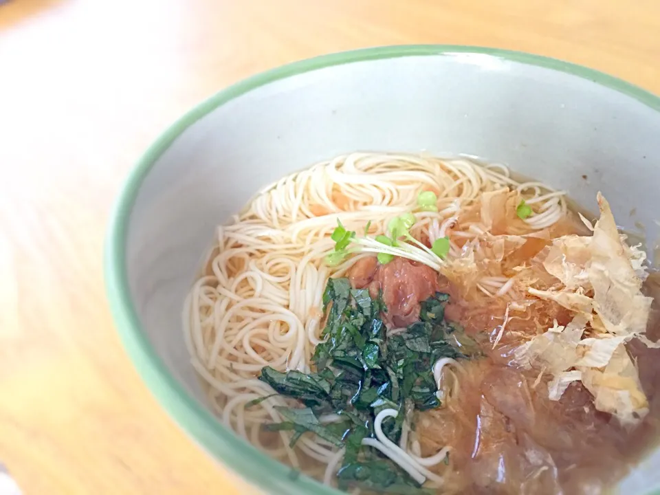 たたき梅のそうめん|あやさん