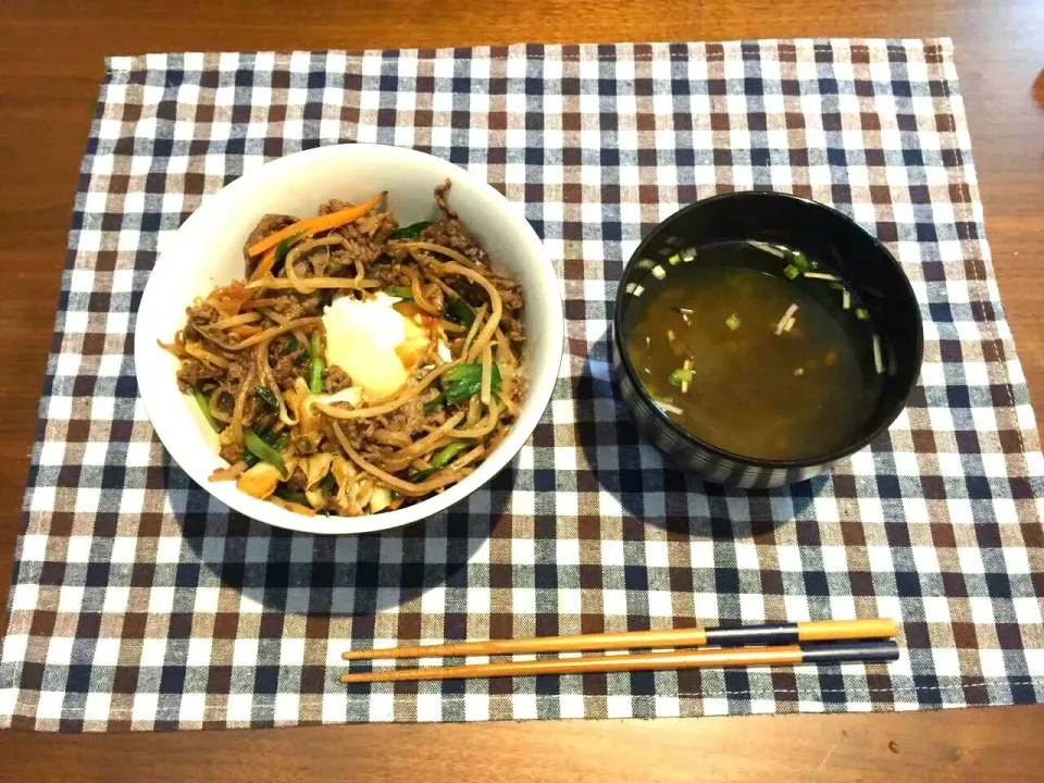 Snapdishの料理写真:週末作り置きごはーん♡焼肉丼|未来さん